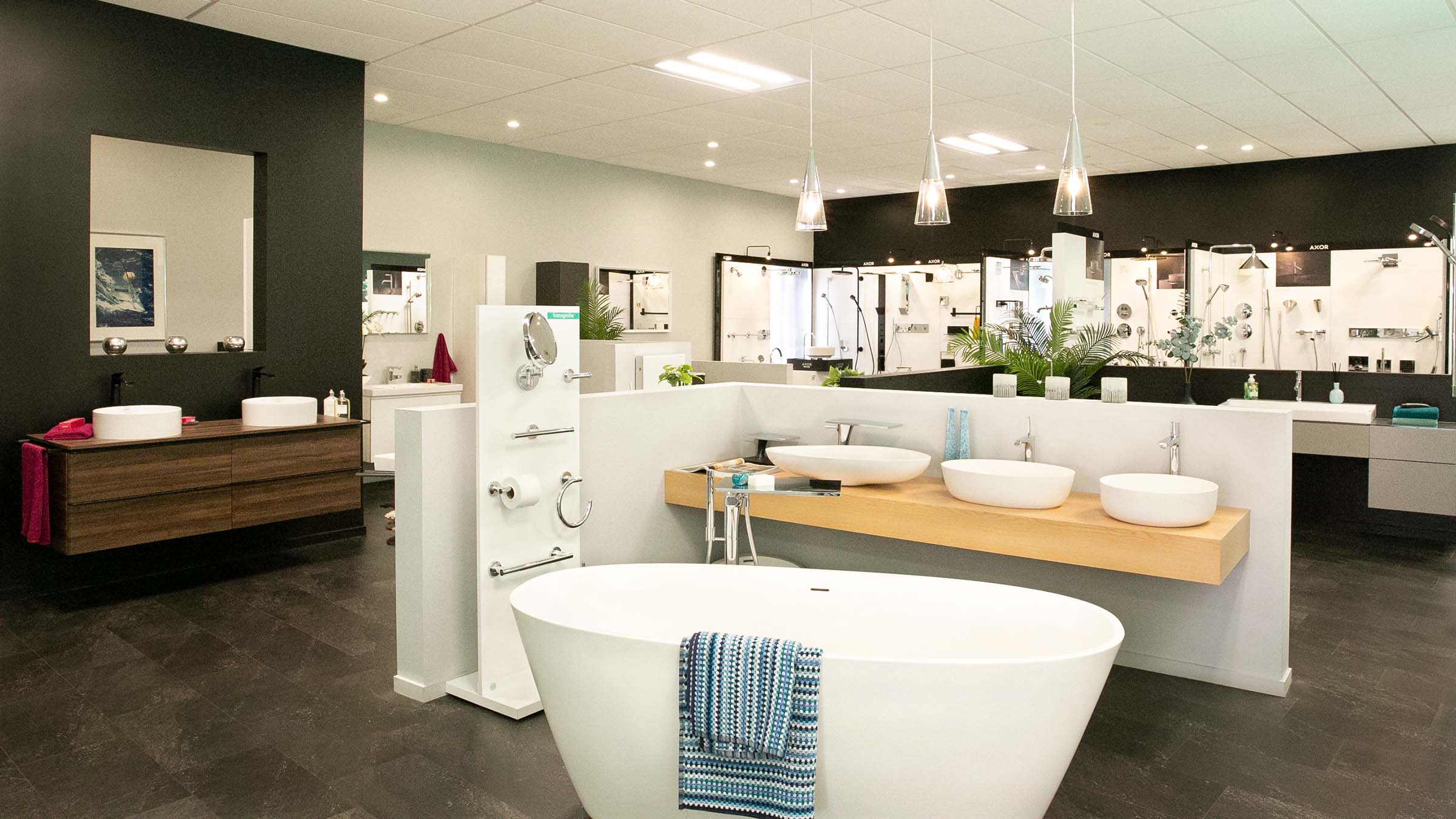Bathroom tapware showroom