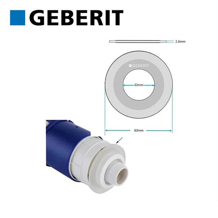 Geberit Flush Valve Washer 63mmx32mm