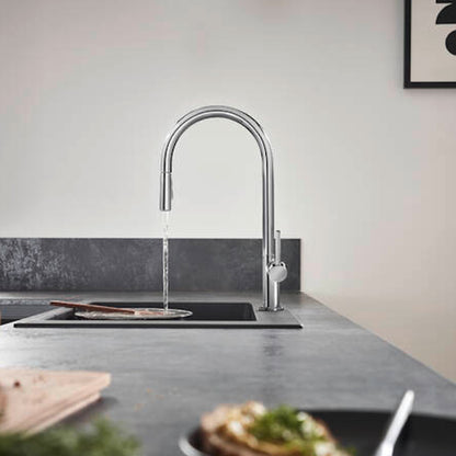 Talis M54 210 kitchen mixer 2jet with pull-out spray