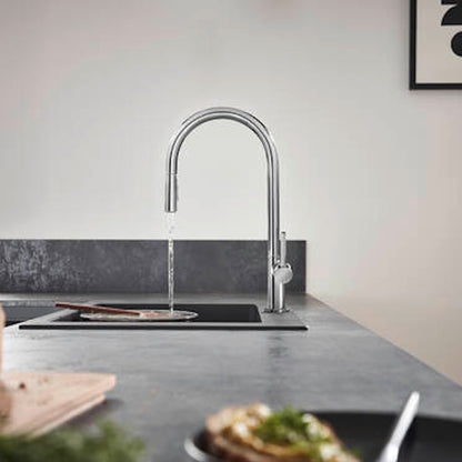 Talis M54 210 kitchen mixer 2jet with pull-out spray