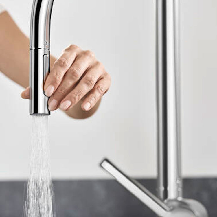 Talis M54 210 kitchen mixer 2jet with pull-out spray